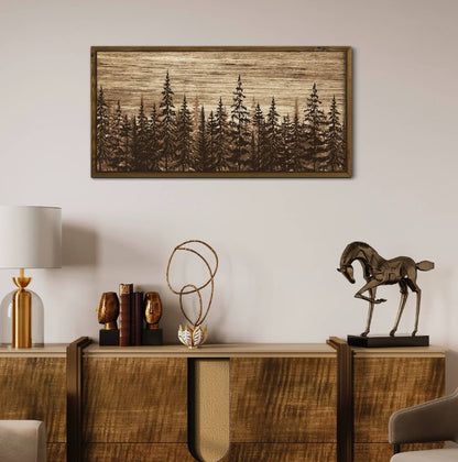 Wood Art Print - Forest