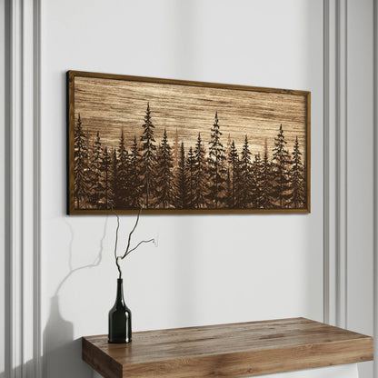 Wood Art Print - Forest