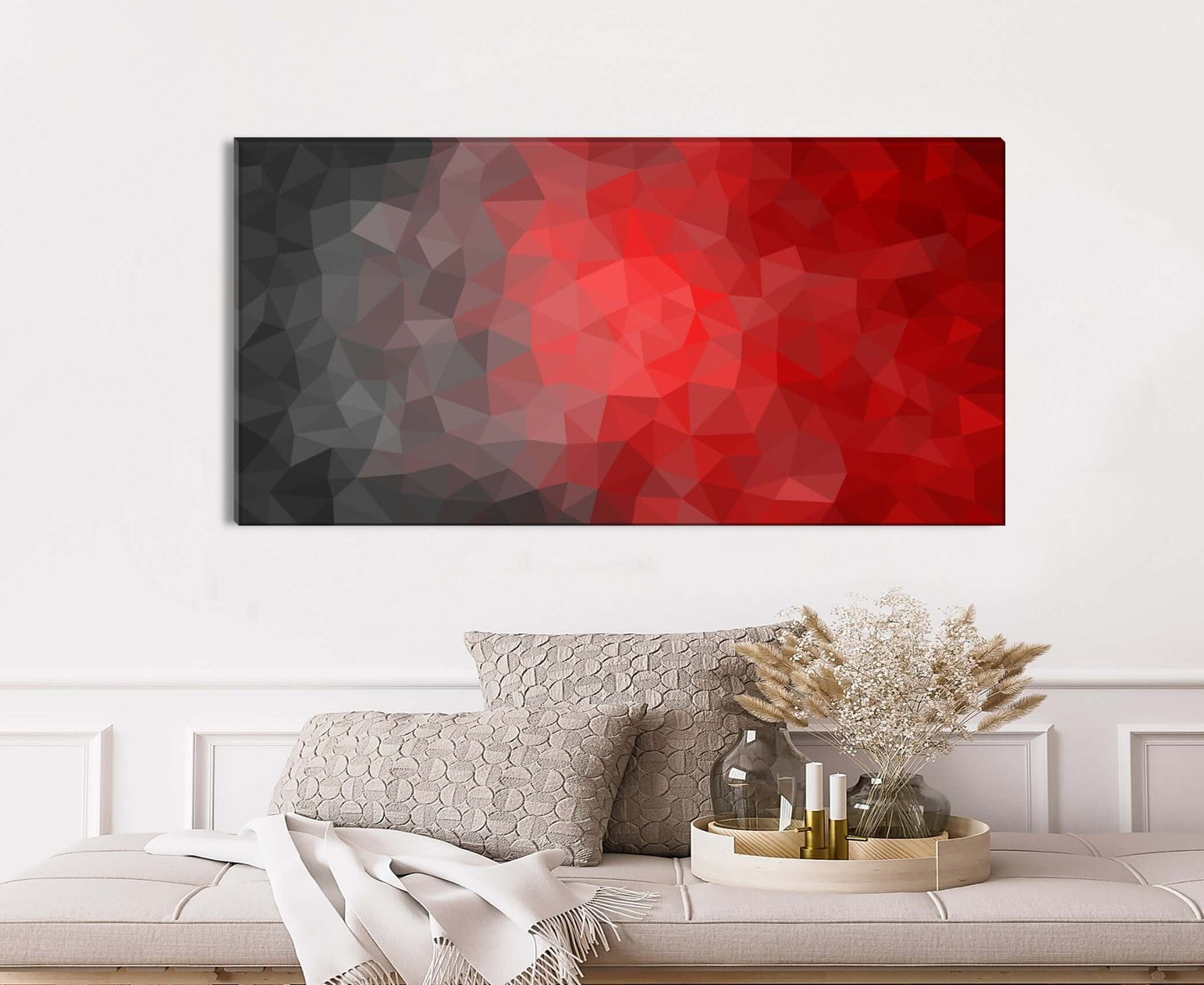 Canvas Print - Red Wall Decor