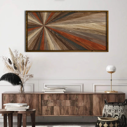 Wood Art Print - Modern Geometric Decor