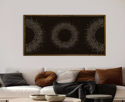 Wood Wall Art - Moon Art