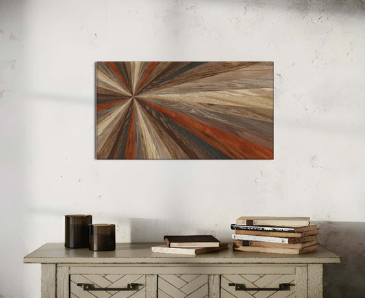 Canvas Print - Wooden Lines Wall Decor