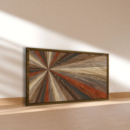 Wood Art Print - Modern Geometric Decor