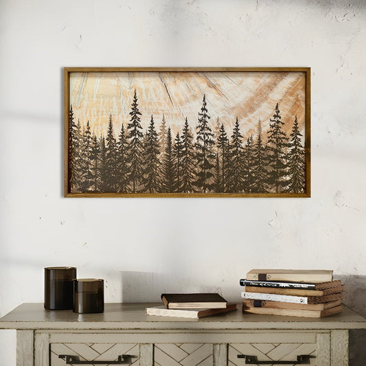 Wood Art Print - Forest