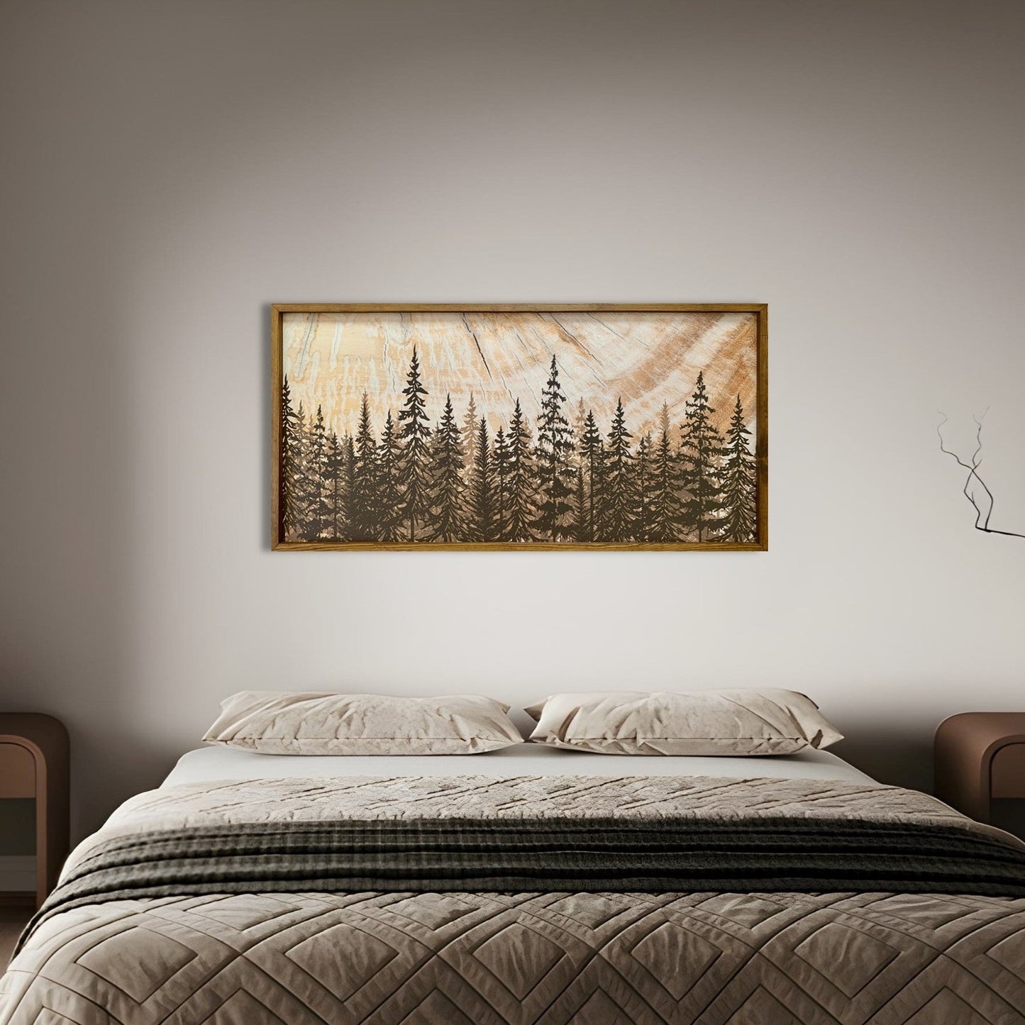 Wood Art Print - Forest