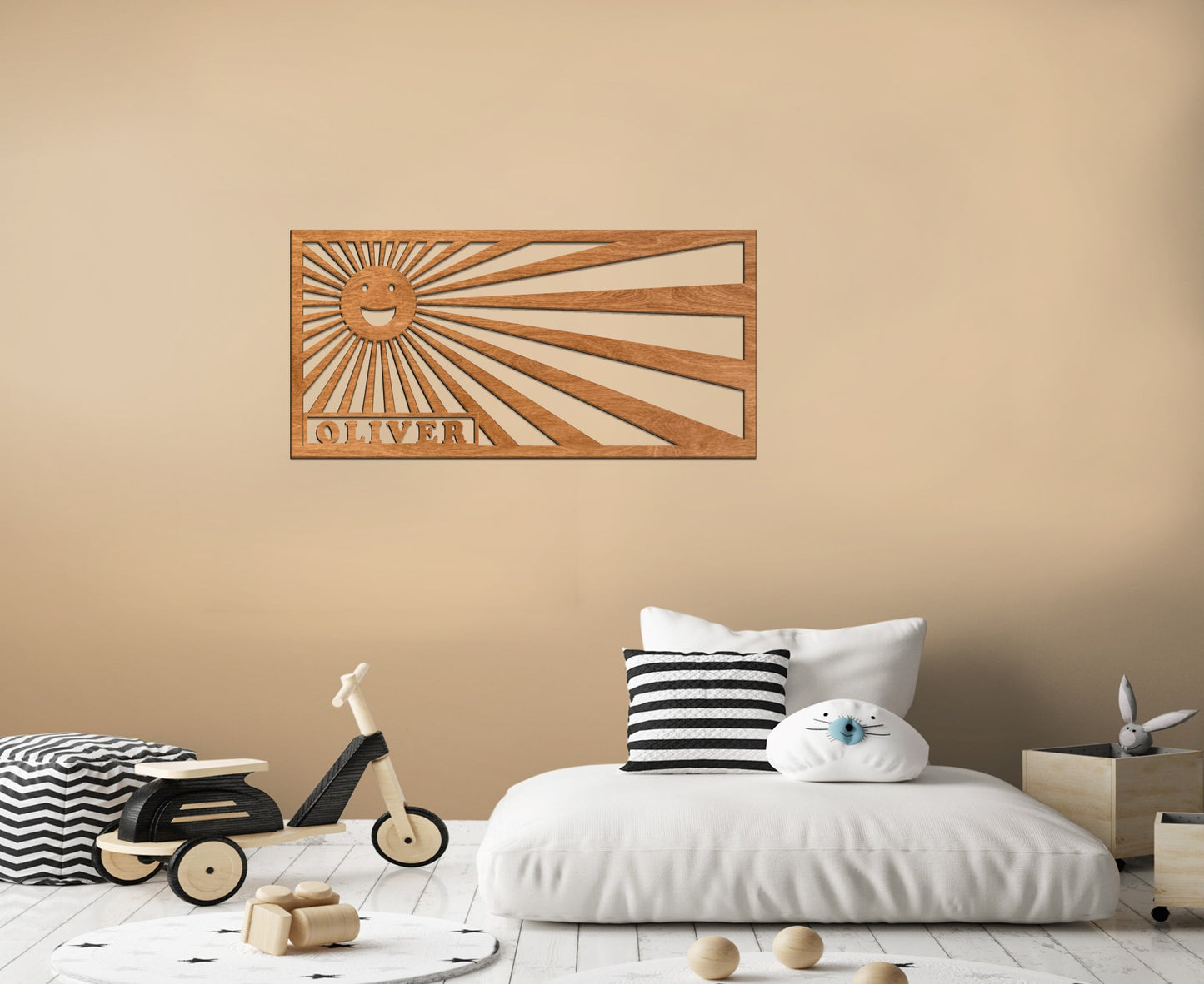 Wood Wall Art - Nursery Name Sign