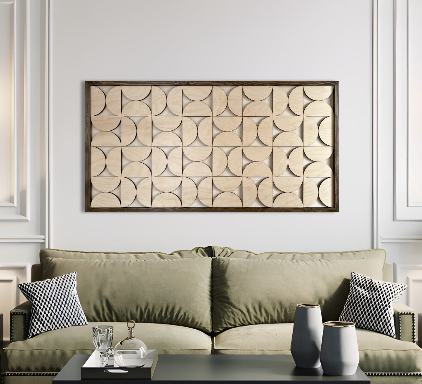 Natural Mid Century Modern Wall Art