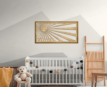 Wood Wall Art - Nursery Name Sign