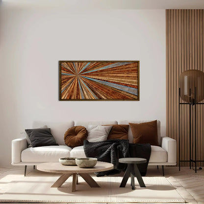 Wood Art Print - Living Room Decor