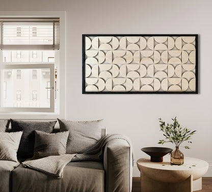 Natural Mid Century Modern Wall Art