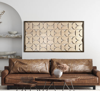 Natural Mid Century Modern Wall Art