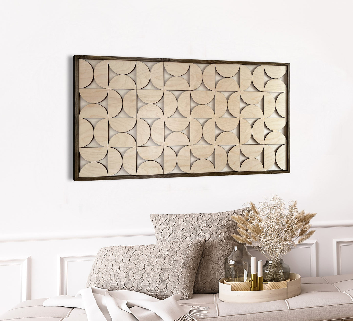 Natural Mid Century Modern Wall Art