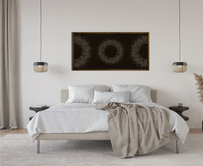 Wood Wall Art - Moon Art