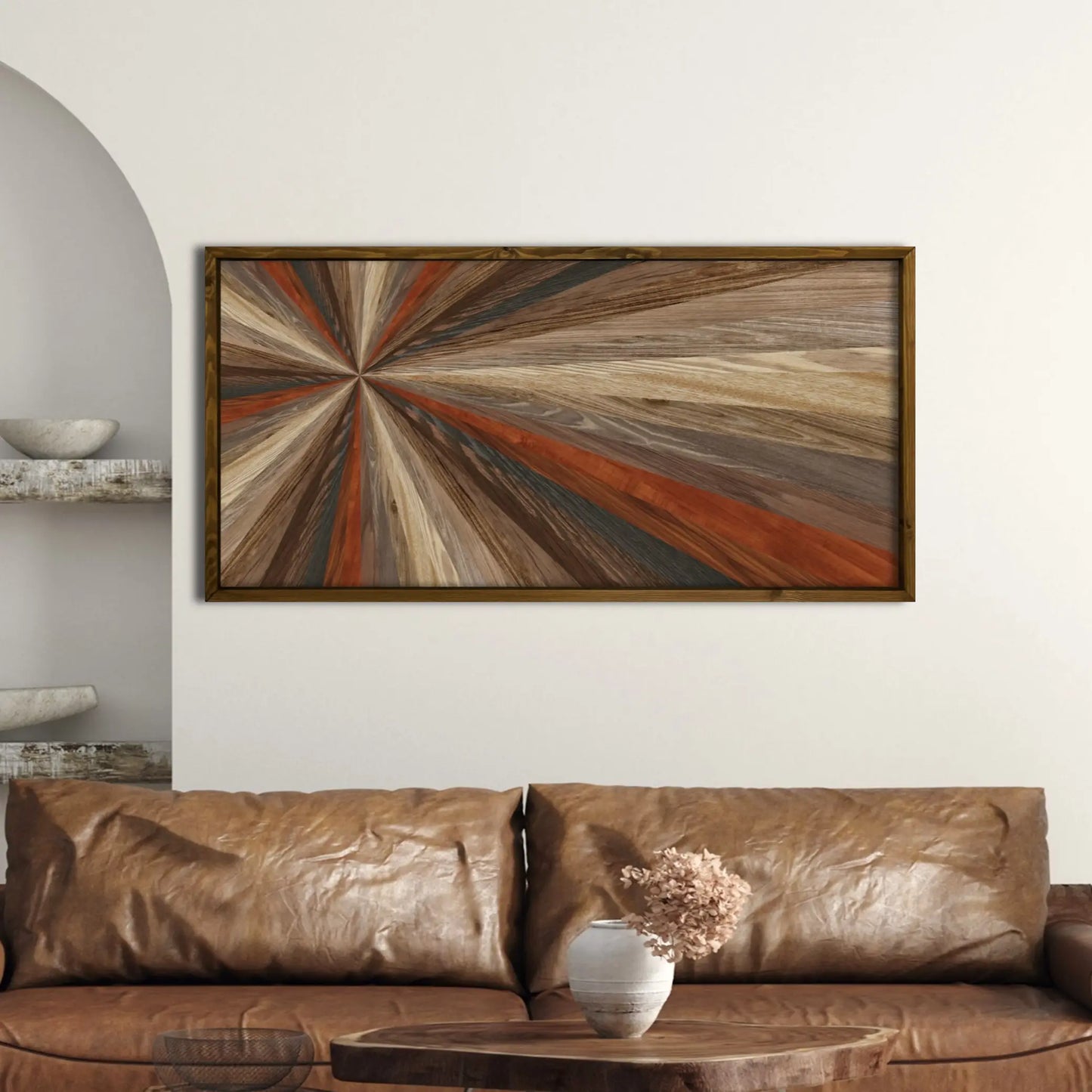 Wood Art Print - Modern Geometric Decor