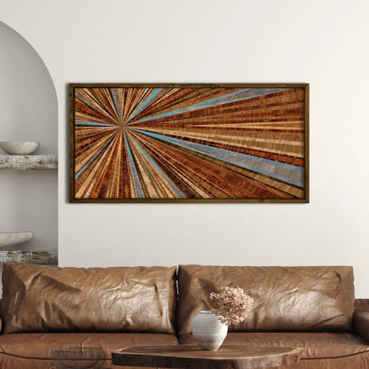 Wood Art Print - Living Room Decor