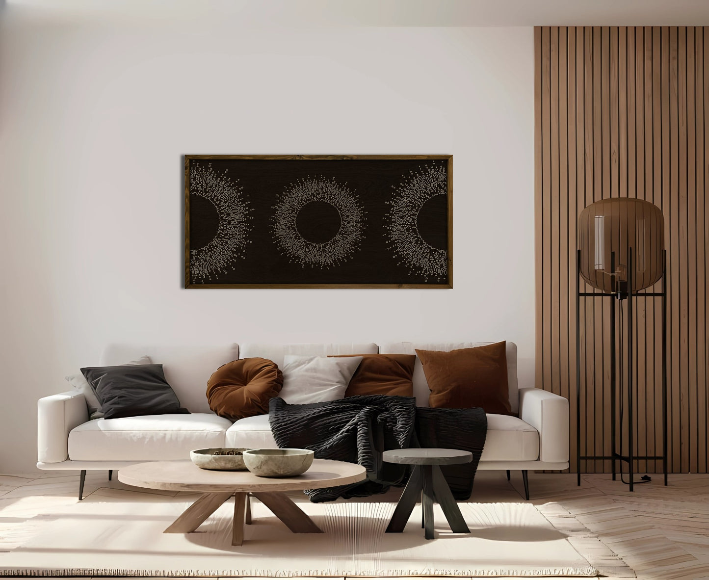 Wood Wall Art - Moon Art