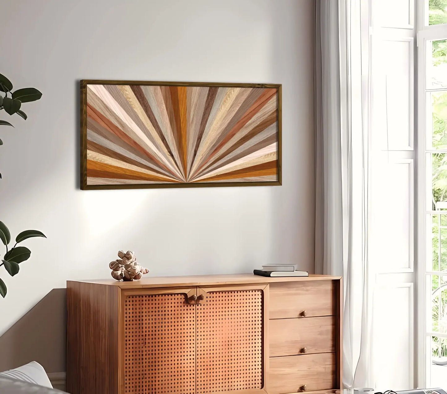 Wood Art Print - Geometric Art